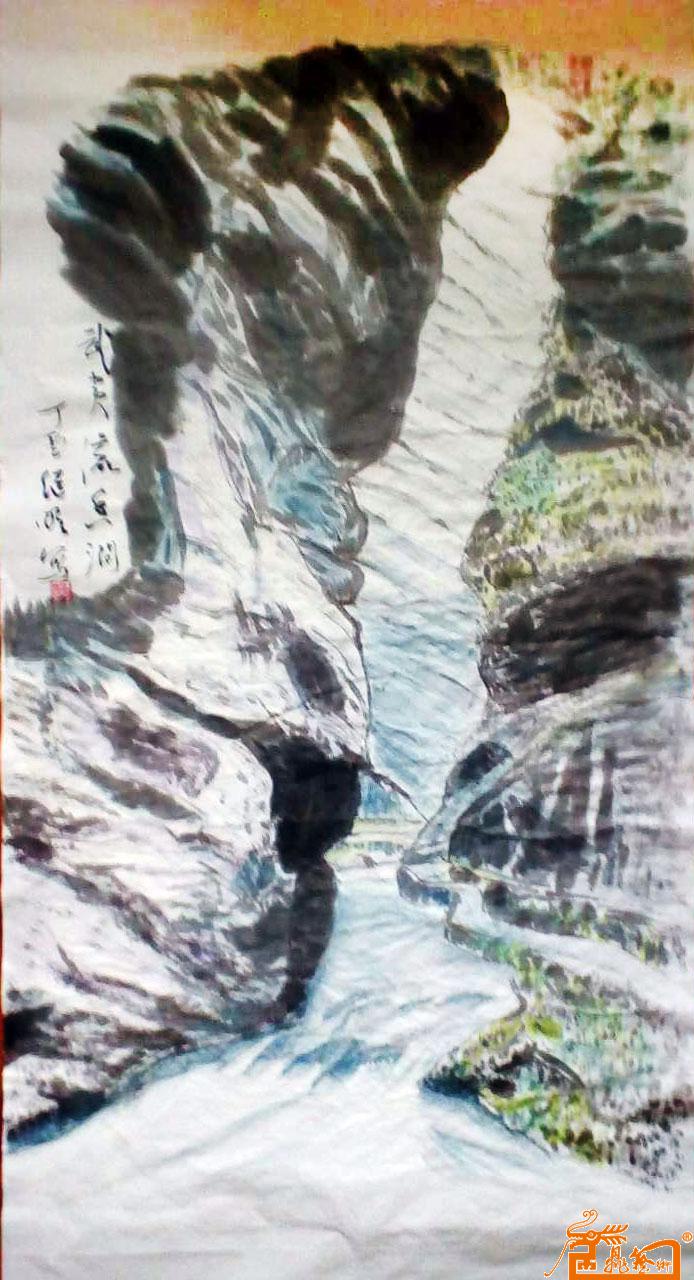 作品42-武夷山系列山水画--武夷山留香涧